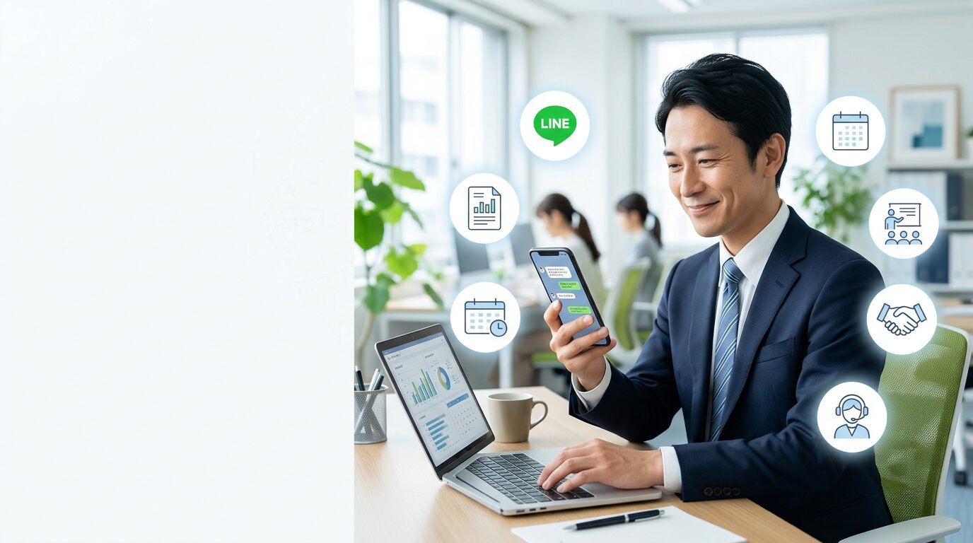 保険営業でLINE公式アカウントを活用するメリットと注意点