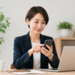 保険募集人のLINE公式アカウントで面談予約を受け付ける方法のアイキャッチ画像。保険募集人のLINE公式アカウントで面談予約を受け付ける方法｜日程調整をラクにする考え方をイメージした図。