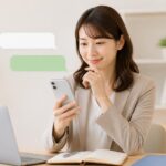 保険募集人のLINE問い合わせ返信例｜押し売りに見せない対応の流れのアイキャッチ画像。保険募集人がLINEで問い合わせを受けたときの返信例｜押し売りに見せない対応の流れをイメージした図。