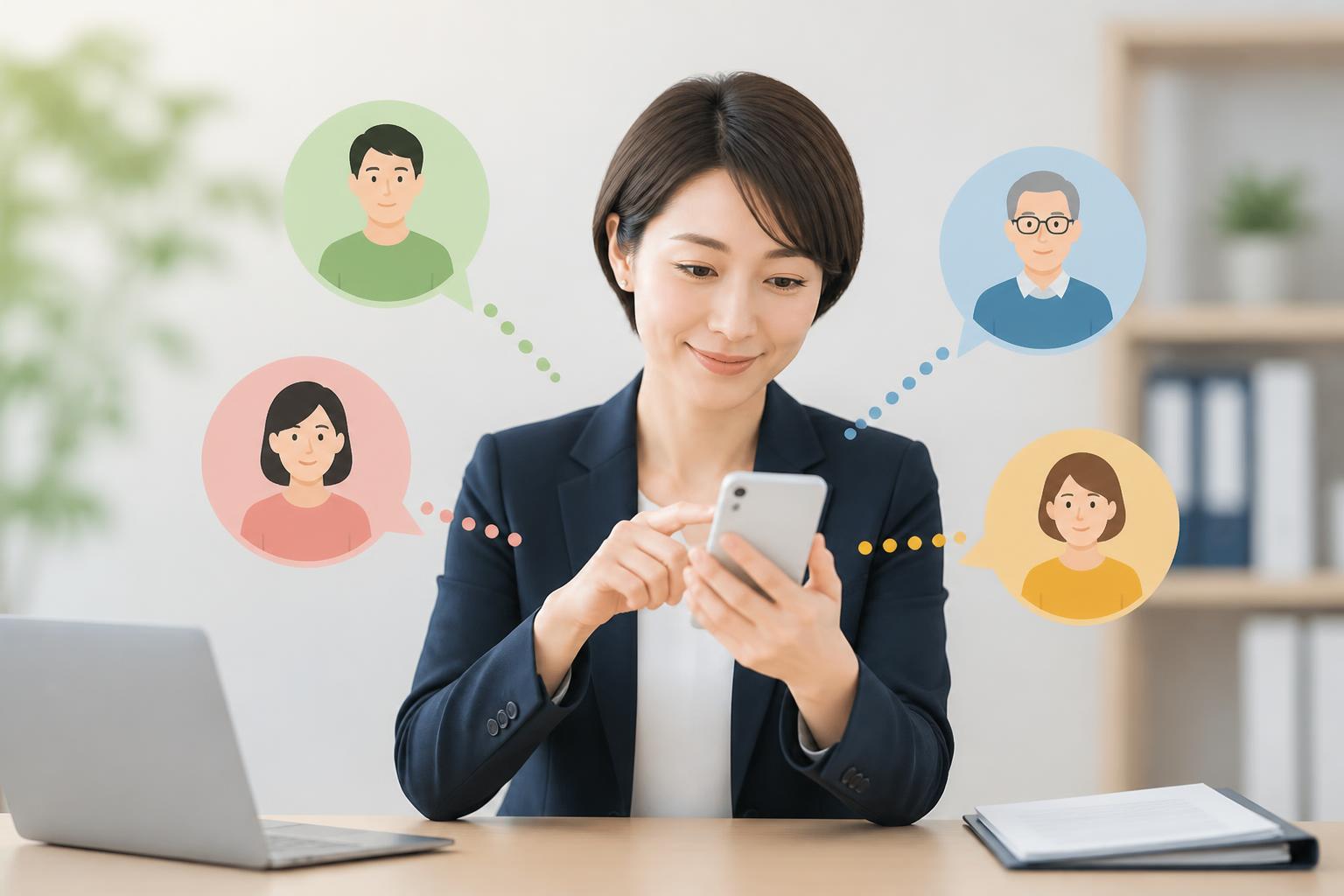 保険募集人がLINE公式アカウントで顧客別に配信する方法