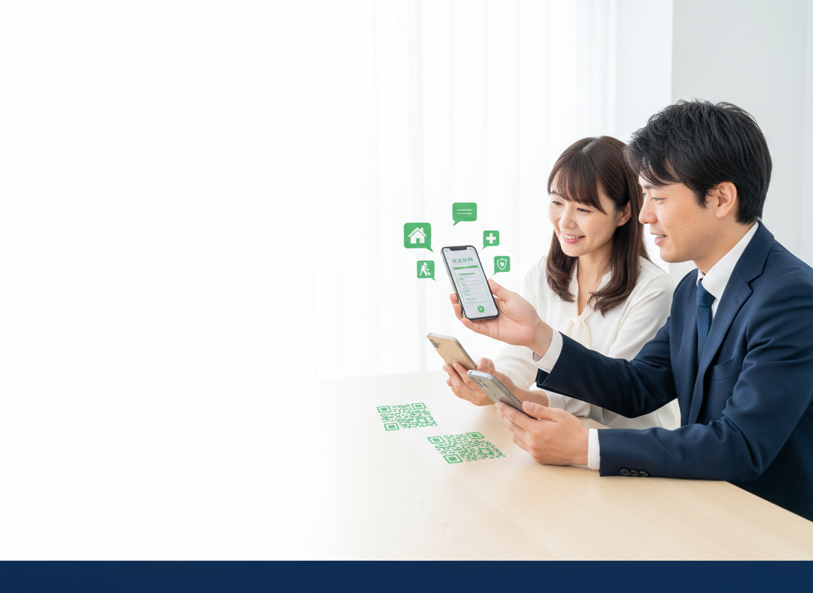 保険募集人がLINE公式アカウントの友だちを増やす方法既契約者への自然な案内例