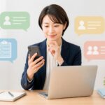 保険募集人がLINEで顧客フォローの抜け漏れを防ぐ方法｜対応状況を整理する手順のアイキャッチ画像。保険募集人がLINEで顧客フォローの抜け漏れを防ぐ方法｜対応状況を整理する手順をイメージした図。