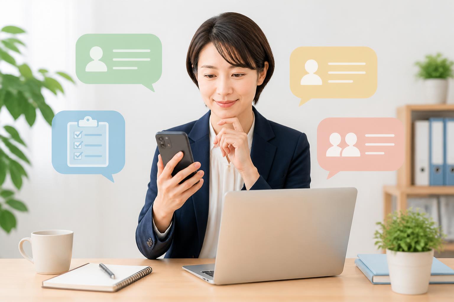 保険募集人がLINEで顧客フォローの抜け漏れを防ぐ方法｜対応状況を整理する手順